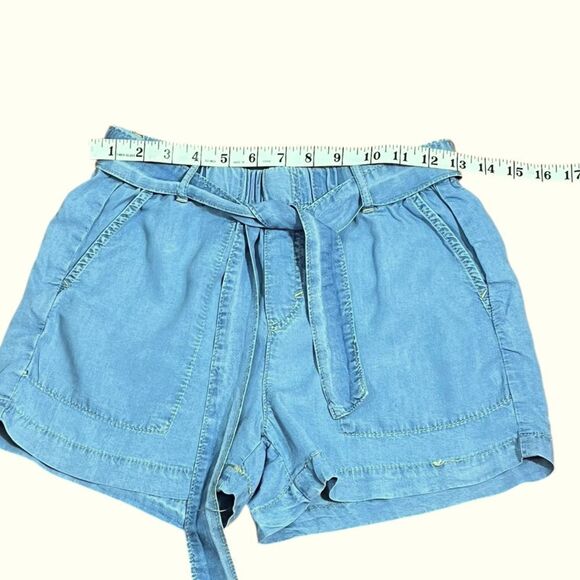 Copper Key Women’s Blue Tencel Denim Women's Shorts, Size XS - Picture 4 of 7